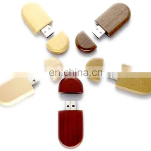2020 Wooden Usb Flash Drive Usb 2.0 3.0 Mini Laser Logo Oem Printing Wood Memory Sticker thumbnail-1
