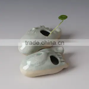 Professional Garden Supplier Competitive Price Ceramic Turtle Flower Pot thumbnail-5