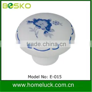 Ceramic Flower Knob Use for Furniture thumbnail-1