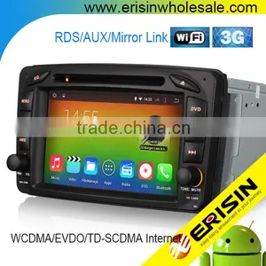 Erisin ES2507B 2 Din 7 Inch Car DVD Player With GPS for Mercedes ML W163 thumbnail-1