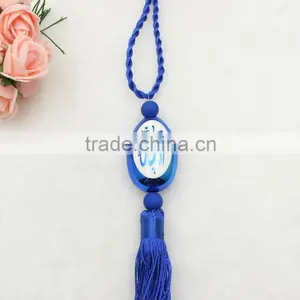 Hot Sale Islamic Religious Blue Plastic Car Gift Pendant thumbnail-1