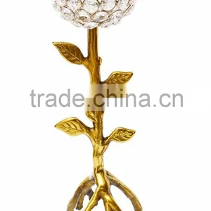 Candelabra Centerpieces Wedding / Crystal Candelabra / Candle Votive / Beaded Candelabra thumbnail-3