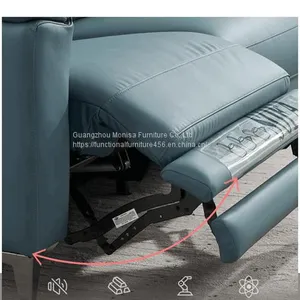 New Modern Minimalist Living Room Functional Fabric Sofa Comfortable Skin-Friendly Three-Seat Sofa Combination thumbnail-5