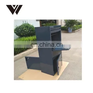 Large Outdoor Parcel Delivery Box Large Drop Box for Mail Letter Post and Smart Metal Home thumbnail-3