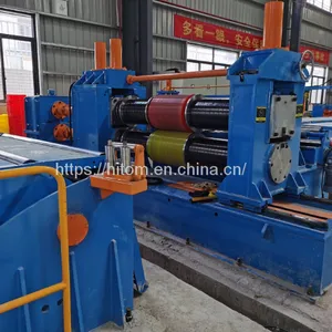 0.5 - 4 X 1600mm Carbon Steel Slitting Line Equipment Metal Coil Slitter Line thumbnail-4