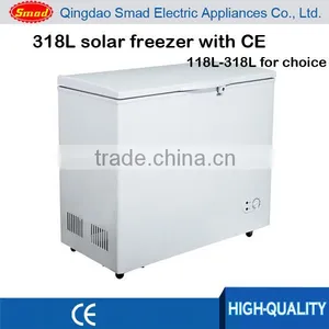 318L Battery Powered Freezer Solar Powered Deep Freezer dc Chest Freezer Quality Choice thumbnail-1