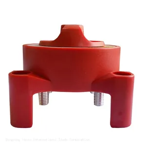 ISURE MARINE Boat Yacht Switch Panel Boat Fitting Windlass Deck Foot SwitchISURE MARINE Boat Single Circuit Selector Isolator Disconnect Rotary Battery Red Switch Single Circuit ON/OFF thumbnail-3