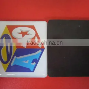 Business Card Epoxy Paper Fridge Magnet With Custom Logo thumbnail-1