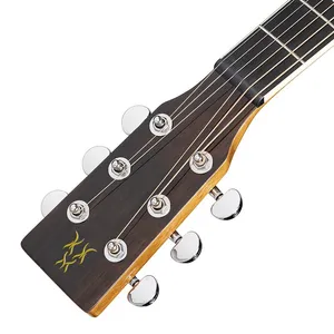 YAN Yan 41-inch JF Body Spruce Solid Top Walnut Backsides Vintage Natural Color Wholesale Guitar Factory Y-41JF thumbnail-4