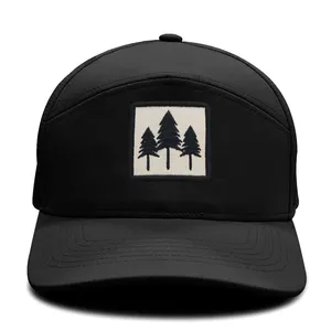 Caps Manufacturer Customized Premium Laser Perforated Sports Hats Waterproof & Quick-drying Camping Hat thumbnail-3