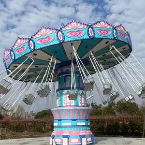 Commercial 36 Seats Wave Swinger Swing Flying Chair for Theme Park thumbnail-1
