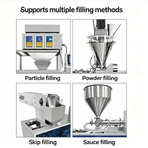 Fully Automatic Horizontal Pouch-Feeding Vacuum Packaging Machine for Powdered Snacks Quantitative thumbnail-5
