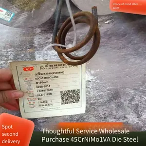German Standard Low-alloy Chromium-molybdenum 50crmo4 Quenched and Tempered Round Steel, American Standard Sae 4150 Steel Bar, Customizable From 16 to 600, Cutting Available thumbnail-2