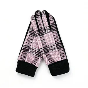 Factory Directly Sale Women Knitted Warm Breathable Winter Gloves thumbnail-2