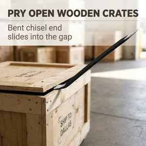Crowbar Wrecking Bar Double End Hexagonal Rod Chisel Flat End Pointed End For Concrete Formwork Removal Projects thumbnail-3