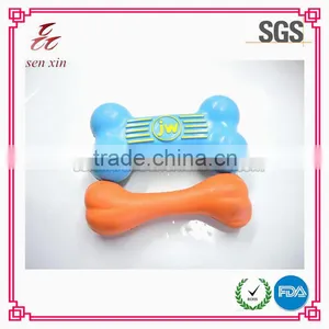 2016 Fashionable Real-looking Soft Rubber Dog Animal Toy, Bone Shape Dog Toy thumbnail-1