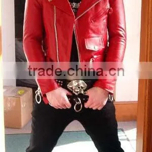 Tried and True Classic Motorcycle Leather Jacket Men thumbnail-2