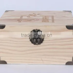 Unfinished Wooden Box for Tea, Tea Packaging Box, Tea Bag Storage Box thumbnail-1