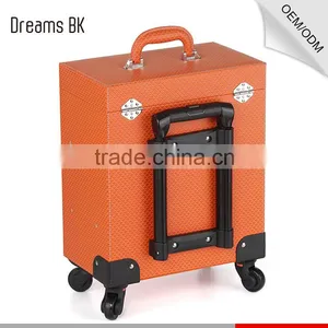 Hot Sales Orange Hairdresser Trolley Makeup Professional Case for Dresser thumbnail-6
