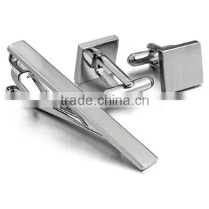 Customize Stainless Steel Cufflink And Tie Pin, Cufflinks And Tie Clips For Christmas Gifts thumbnail-1