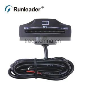 24V LED Lead-acid Battery Voltmeter BATTERY INDICATOR METER GAUGES for Golf Cart thumbnail-1