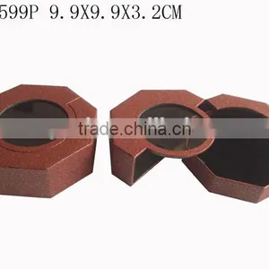 P1599N Chinese Style Clear Window Cardboard Jewelry Necklace Box thumbnail-5