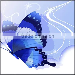 HD Canvas Art Butterfly Oil Painting for Bedroom B-414 thumbnail-4