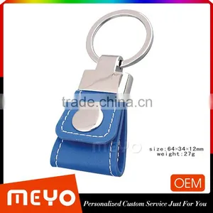 New Products 2015 Innovative Product pu Leather Custom Keychain Metal Keychain thumbnail-1