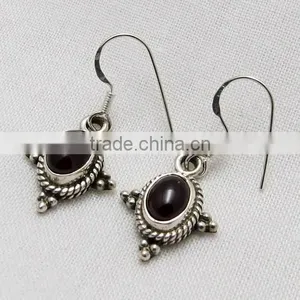 Top Grade AAA, Garnet Gemstone Jewelry, 925 Silver Indian Jewelry thumbnail-3