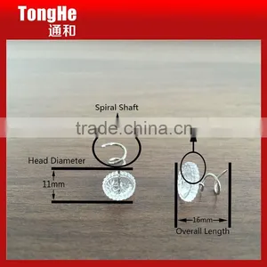 Wholesale Transparent Decorative Upholstery Twist Pin thumbnail-5