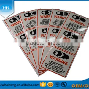 Customized Glossy Synthetic Paper Self-Adhesive Battery Sticker Printed Logo thumbnail-1