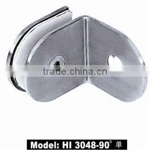 90 Angle Fixed Stainless Steel Single Glass Clamp HI-3049 thumbnail-1