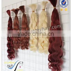 Wholesale European Bulk Hair for Braiding 100% Human Hair Braiding Hair for Wig Making thumbnail-6