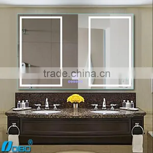 Hotel Style Frameless 3528 SMD Led Lighted Bathroom Mirrors thumbnail-1