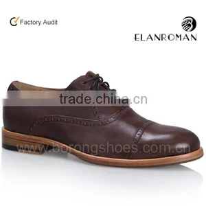 Hot Sale Mens Brogue Shoes Italian Mens Leather Shoes With Leather Sole thumbnail-1