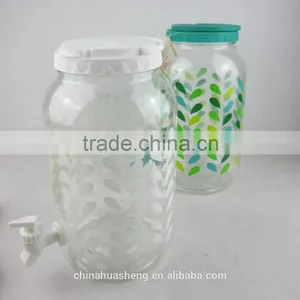 3.8L Plastic Cold Water Dispenser BPA Free Beverage Jar PET Water Container thumbnail-3