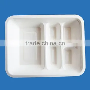 Disposable Paper Fruits Tray With Compartment thumbnail-1