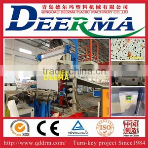 PVC Marble Wall Panel Production Line/pvc Faux Marble Sheet Making Machine thumbnail-6