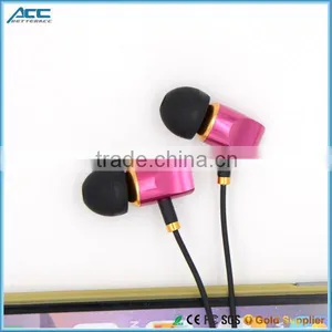 2016 New Colorful Best Selling Fashion Metal Earphone With Mic for Smart Mobile Phone thumbnail-4