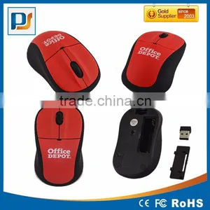 Factory OEM 2.4G Optical Wireless Computer Mouse With Designed-for-Web Scrolling thumbnail-1