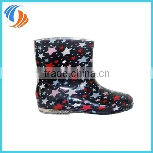 New PVC Printing Kids Rain Boots thumbnail-5