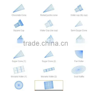 Semi -automatic Ice Cream Sugar Cone Making Machine thumbnail-3