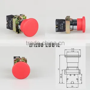 CE Certificate Colorful Metal High Quality Mushroom Push Button Micro Switch Supplier's Choice thumbnail-4
