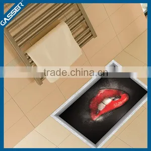 2015 High Quality Self Adhesive Removable Home Printing 3d Floor Tile Stickers thumbnail-5