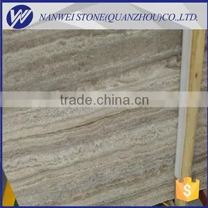 Cheap Price Polished Grey Travertine Silver Grey Travertine Marble thumbnail-3