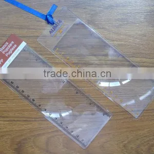 Made in China Plastic Cheap Bookmark Magnifier Ruler thumbnail-1