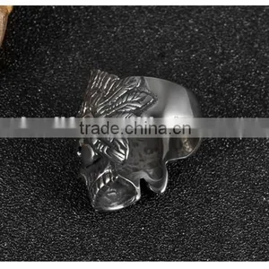 2016 Hot 316L High Quality Skull Finger Ring Man thumbnail-5