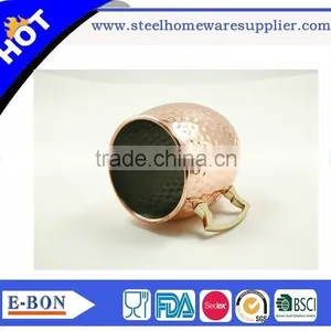 High Quality Standard Hammer Moscow Mule Solid Copper Mugs Quality Choice thumbnail-3