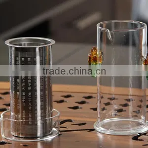 Special Design 250ml Galss Ware Two Ears Handle Teaware Heat Resistant Teaware and Tea Cups Hand-made Glass Teaware thumbnail-4