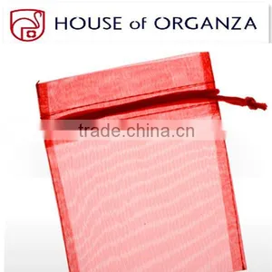 Affordable Shiny Organza Bags With Ribbon Drawstring thumbnail-1